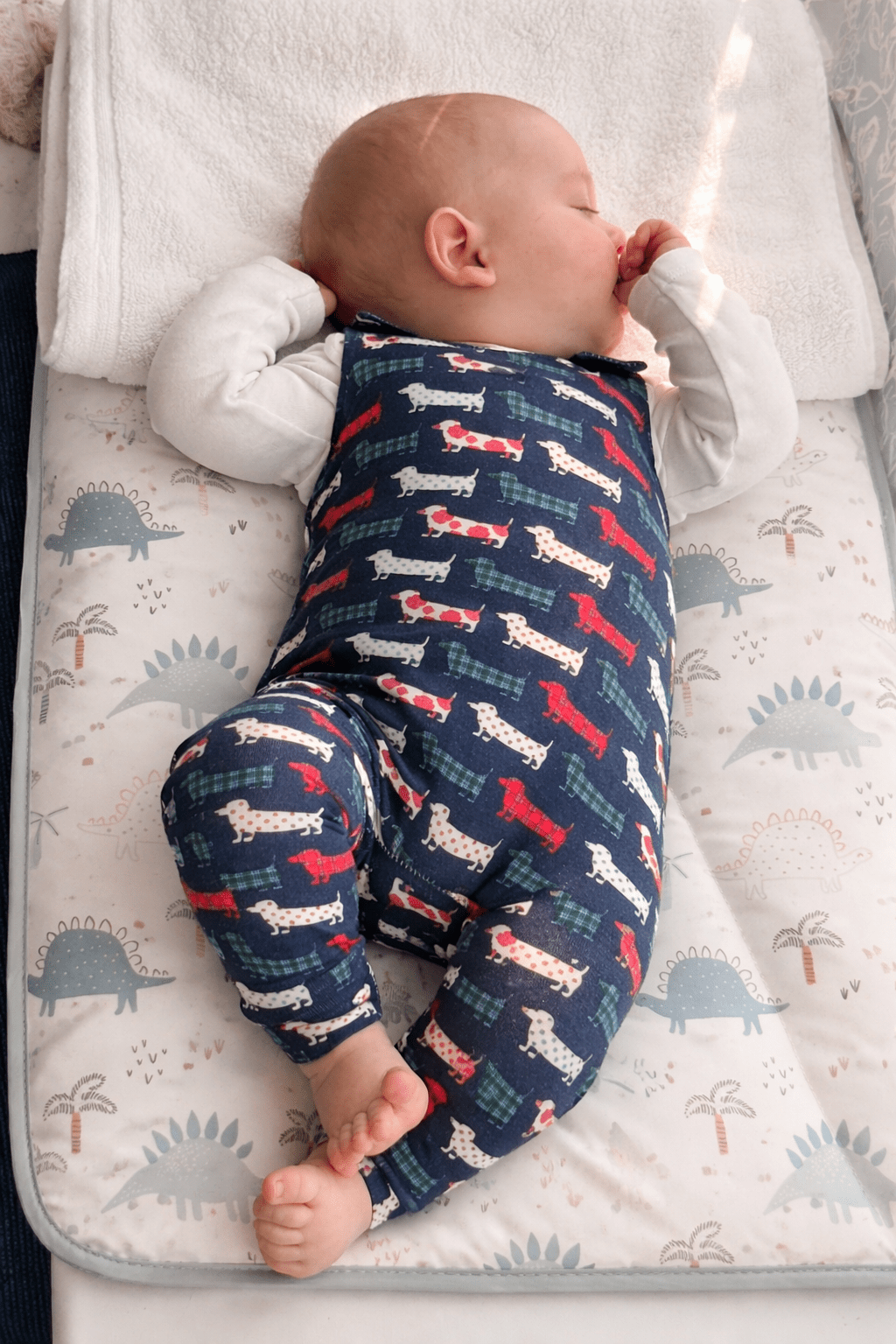 Hugo and Ted Print Mini Dungarees - Hugo and Ted