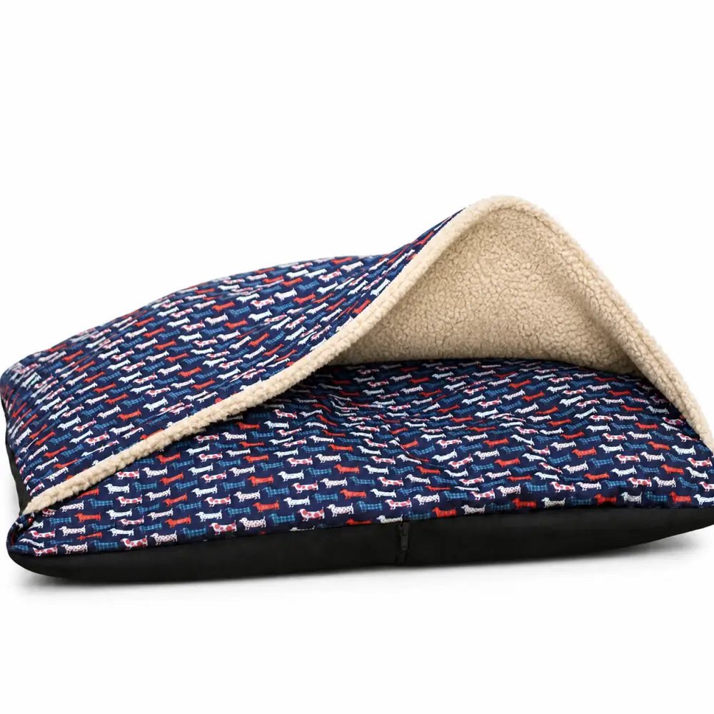 Hugo and Ted Print Personalised Waterproof Dog Den Bed - Canopy, Made to Order - Hugo and Ted