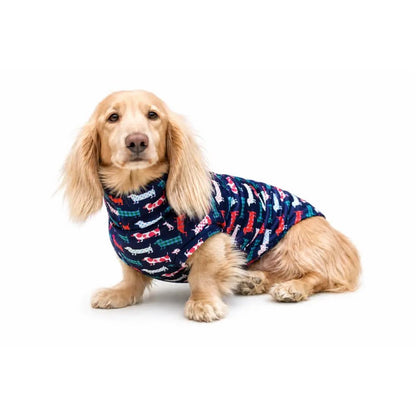 Hugo and Ted Print Rainfleece Dog Coat - Made to Measure - Hugo and Ted