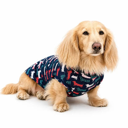 Hugo and Ted Print Rainfleece Dog Coat - Made to Measure - Hugo and Ted