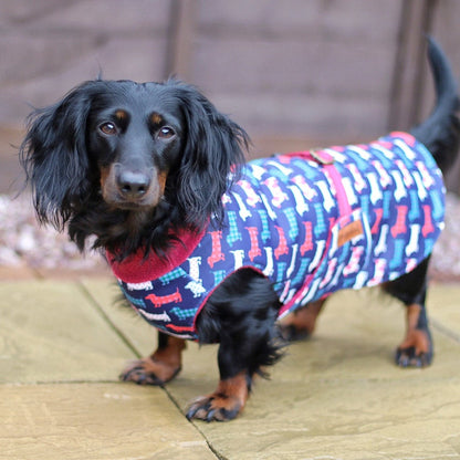 Hugo and Ted Print Ultimate Walkies Waterproof Dog Coats - Made to Measure - Hugo and Ted