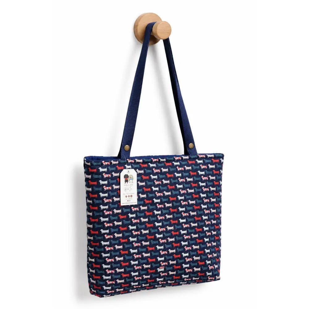 Hugo and Ted Print Waterproof Dog Walking Tote Bag - No Zip - Hugo and Ted