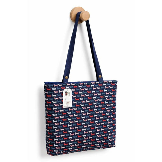 Hugo and Ted Print Waterproof Dog Walking Tote Bag - No Zip - Hugo and Ted