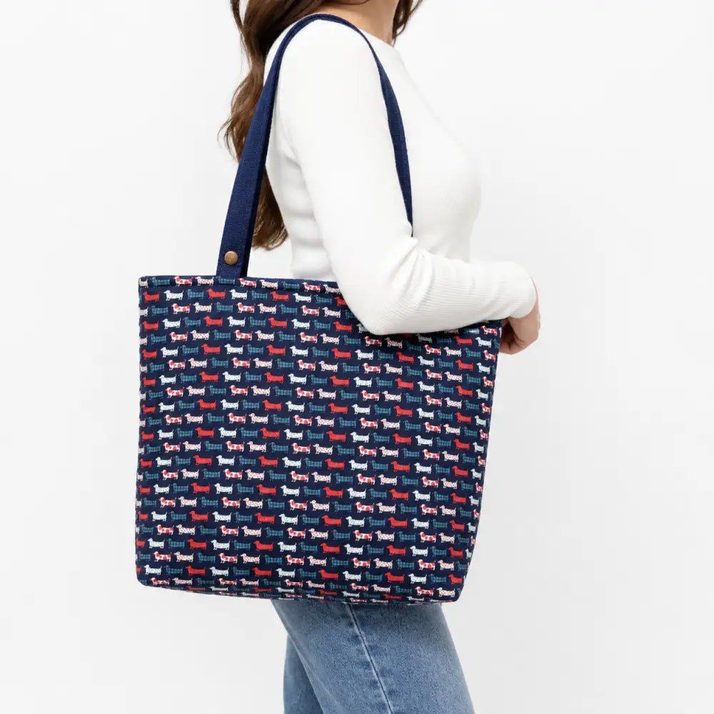 Hugo and Ted Print Waterproof Dog Walking Tote Bag - No Zip - Hugo and Ted