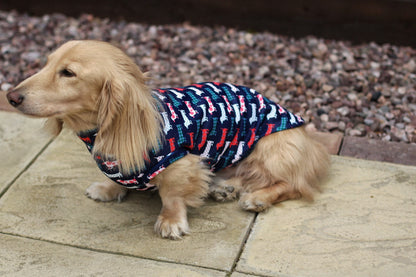 Hugo and Ted Print Waterproof Rainfleece Dog Coats – Made to Measure - Hugo and Ted