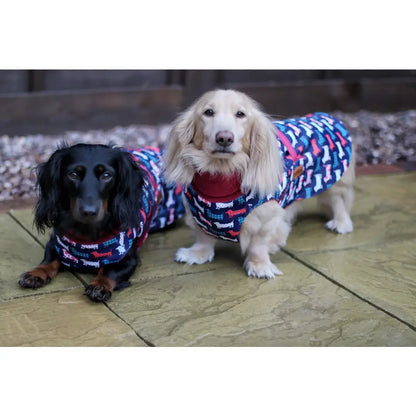 Hugo and Ted Print Ultimate Walkies Waterproof Dog Coats - Made to Measure - Hugo and Ted