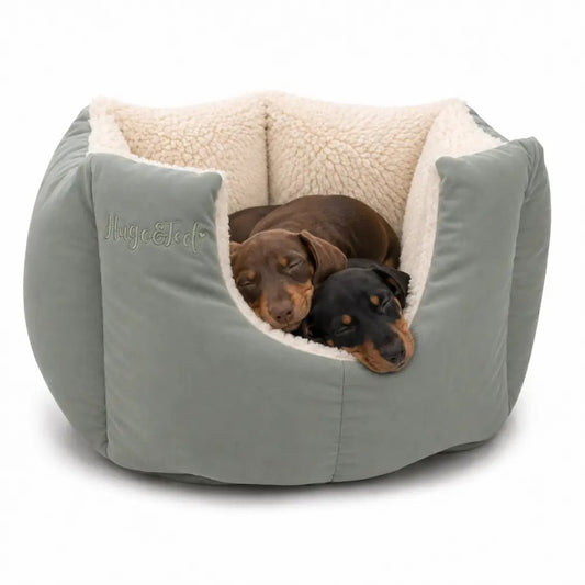 Large Waterproof Rainfleece Fortress Dog Bed - Ready to Ship - Hugo and Ted