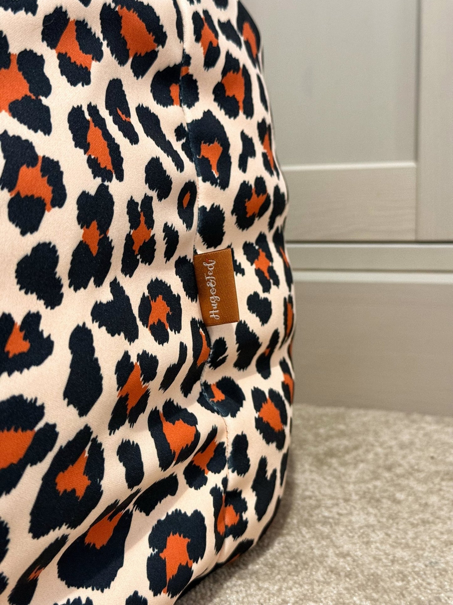 Lenny Leopard Print Box Bed - Hugo and Ted