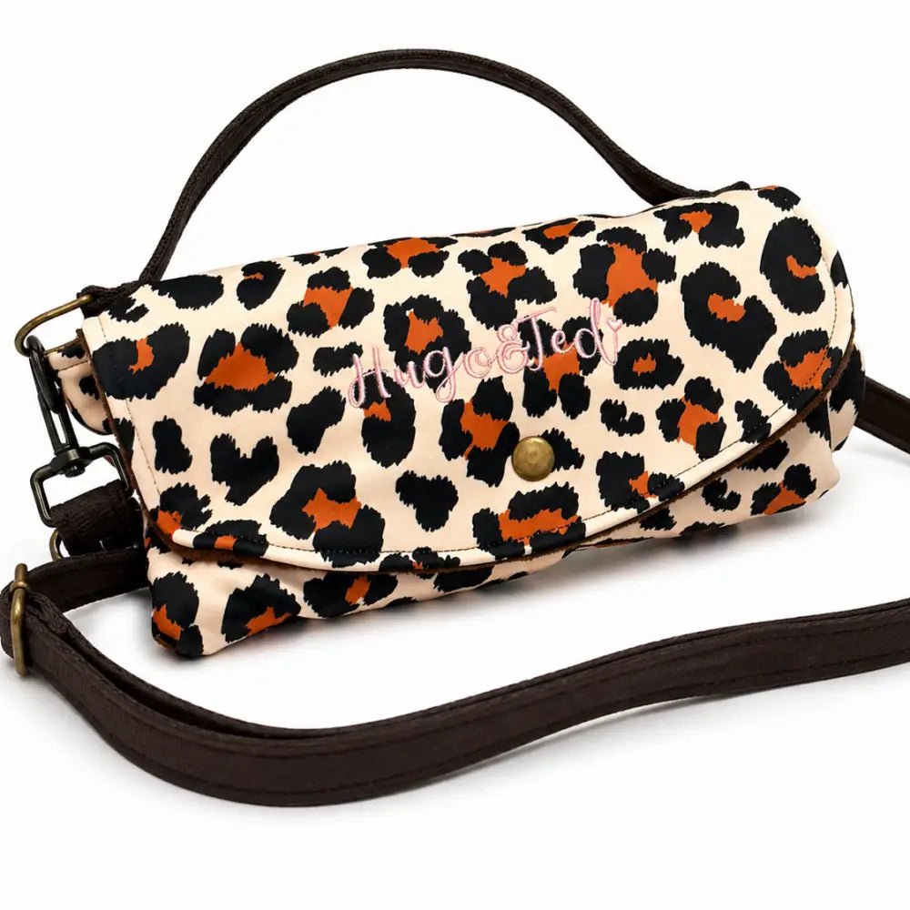 Lenny Leopard Print Waterproof Dog Walkies Mat - 2 Sizes - Hugo and Ted
