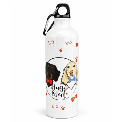 Lightweight Aluminium Dog Water Bottle - 500ml & 750ml - Hugo and Ted