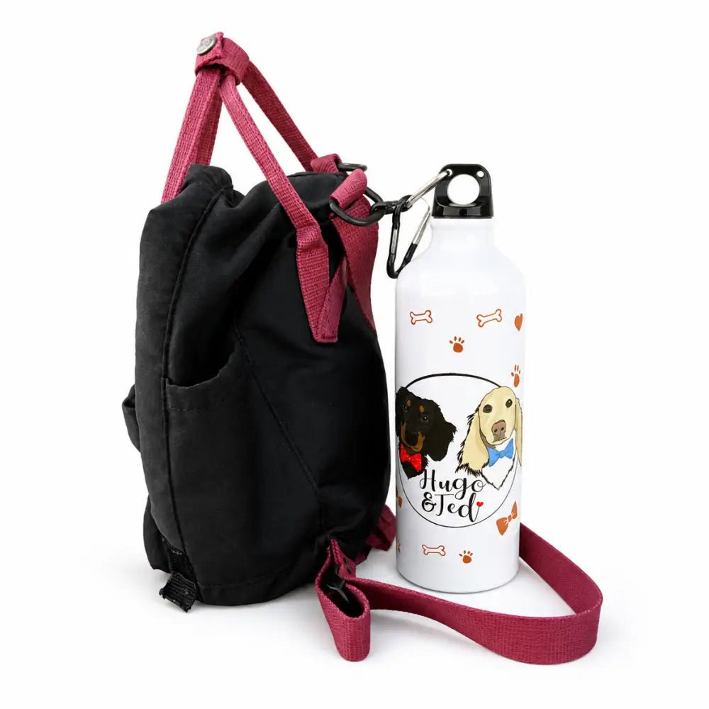 Lightweight Aluminium Dog Water Bottle - 500ml & 750ml - Hugo and Ted