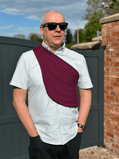 Lightweight Summer Jersey Dog Sling Carrier – Perfect for Small, Elderly, or Disabled Dogs in Warmer Weather - Hugo and Ted