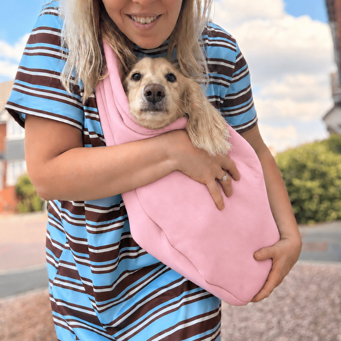 Lite Sweatshirt Dog Sling - Hugo and Ted