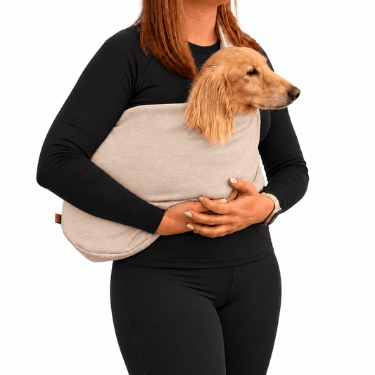 Lite Sweatshirt Dog Sling - Hugo and Ted