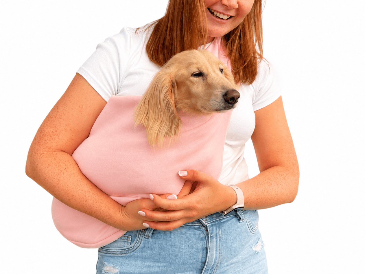 Lite Sweatshirt Dog Sling Carrier - Multiple Sizes, Made to Order - Hugo and Ted