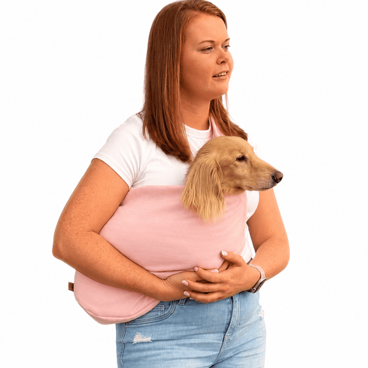 Lite Sweatshirt Dog Sling Carrier - Multiple Sizes, Made to Order - Hugo and Ted