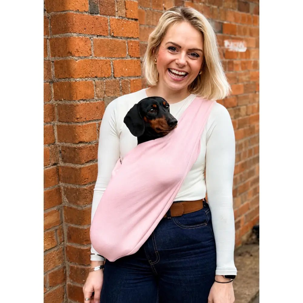 Lite Sweatshirt Dog Sling Carrier - Multiple Sizes, Made to Order - Hugo and Ted