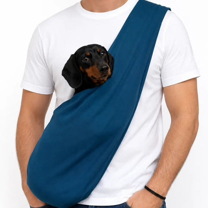 Lite Sweatshirt Dog Sling Carrier - Ready to Ship - Hugo and Ted