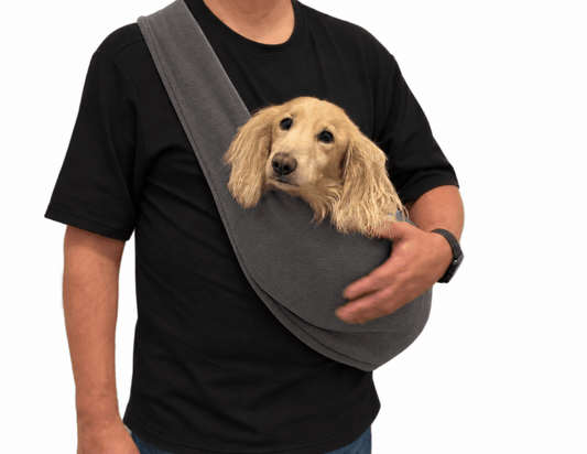 Long Strap Size Sweatshirt Dog Sling - Made to Order - Hugo and Ted