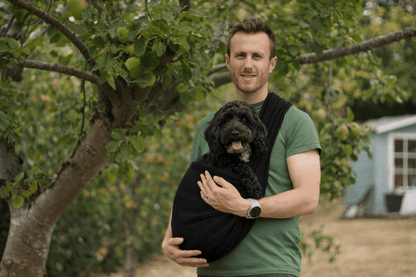 Longer Strap Fleece Dog Slings - Hugo and Ted