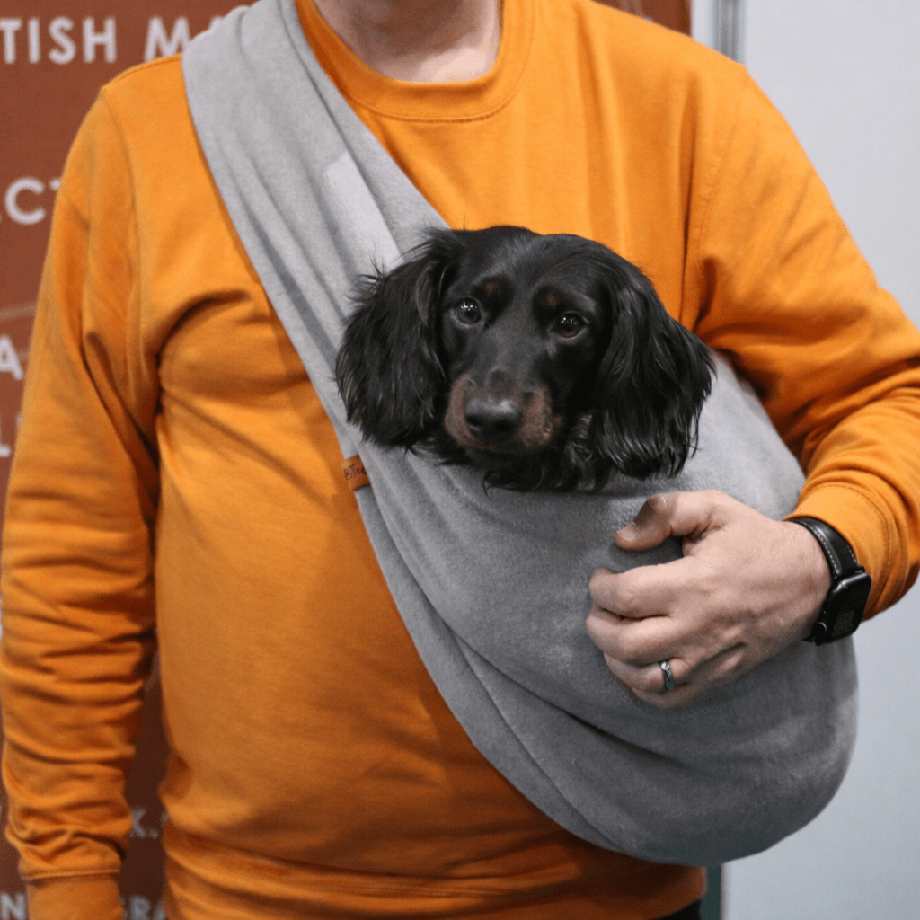 Longer Strap Fleece Dog Slings - Hugo and Ted