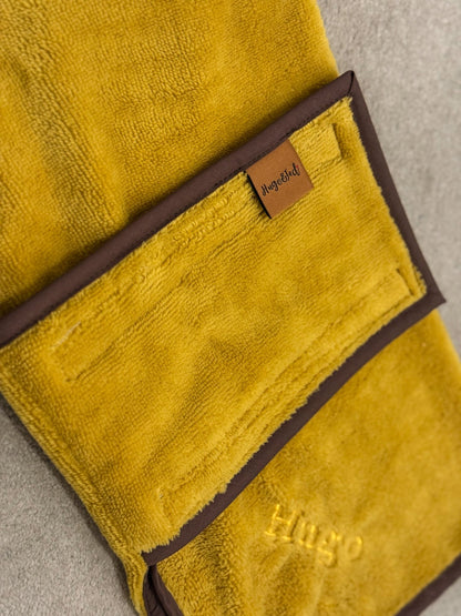 Luxury Bamboo Dog Drying Robe - Hugo and Ted