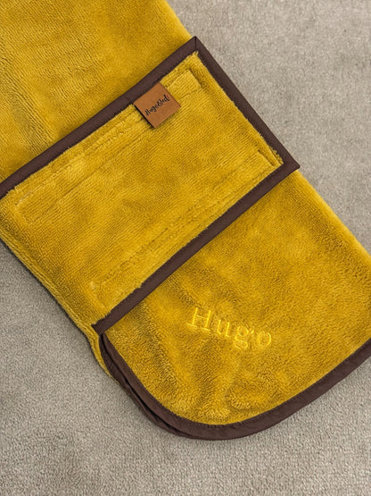 Luxury Bamboo Dog Drying Robe - Hugo and Ted