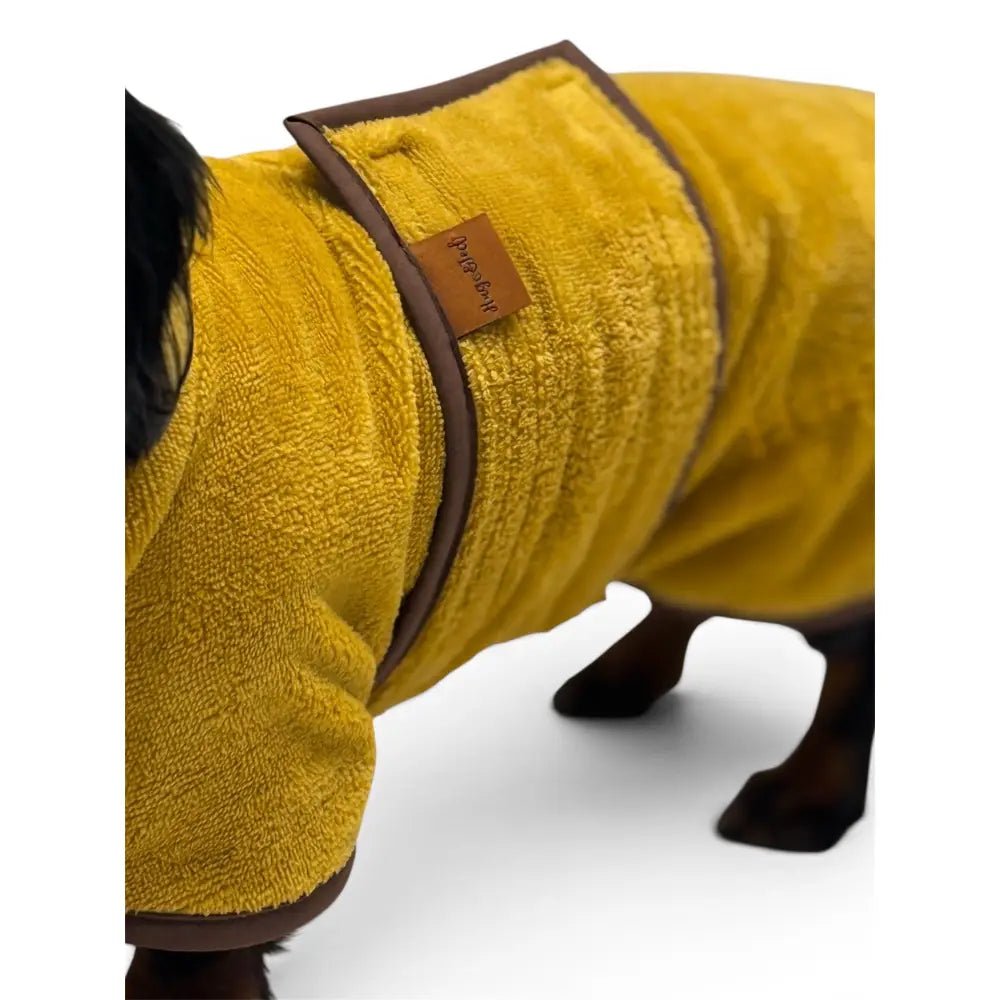 Luxury Bamboo Dog Drying Robe - Made to Measure, Personalised - Hugo and Ted