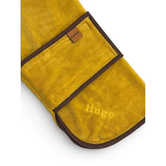 Luxury Bamboo Dog Drying Robe - Made to Measure, Personalised - Hugo and Ted