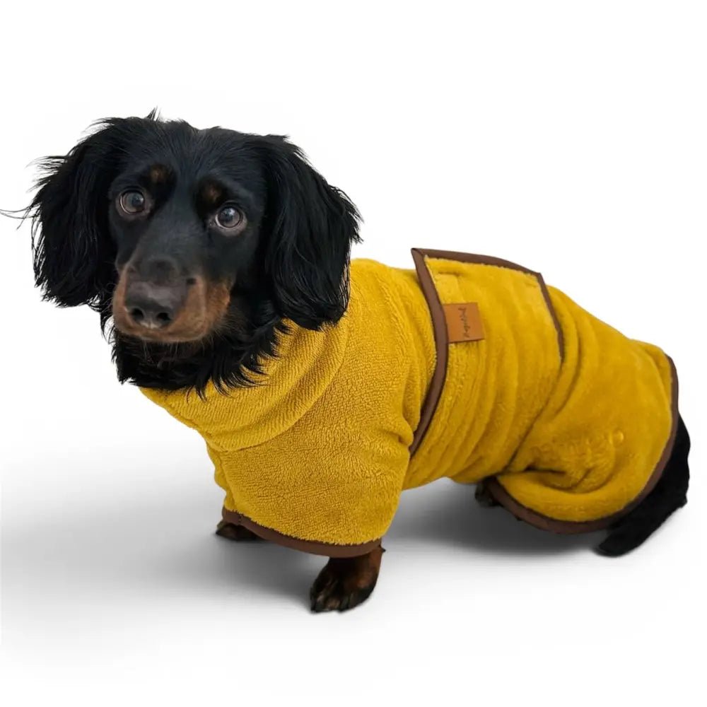 Luxury Bamboo Dog Drying Robe - Made to Measure, Personalised - Hugo and Ted