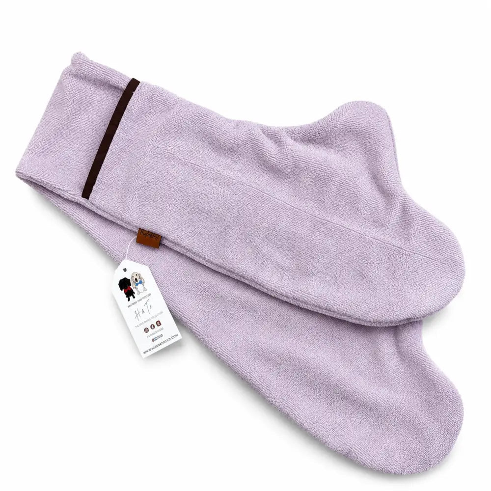 Luxury Personalised Bamboo Dog Drying Mittens - One Size - Hugo and Ted
