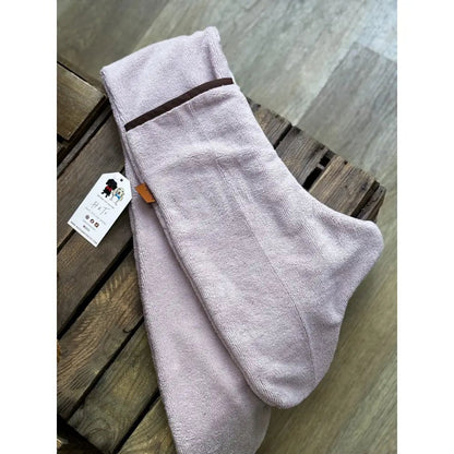 Luxury Personalised Bamboo Dog Drying Mittens - One Size - Hugo and Ted