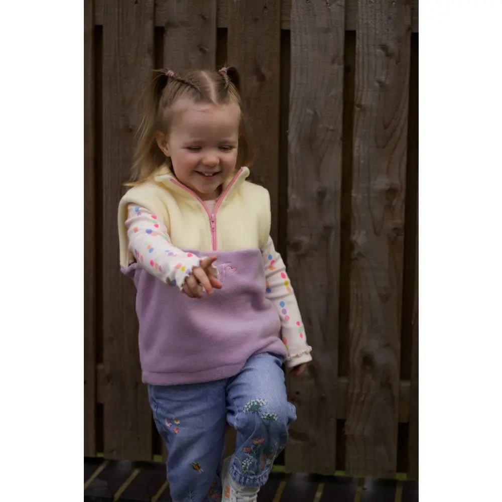 Mini Fleece Hooman 1/4 Zip Body Warmers - Hugo and Ted