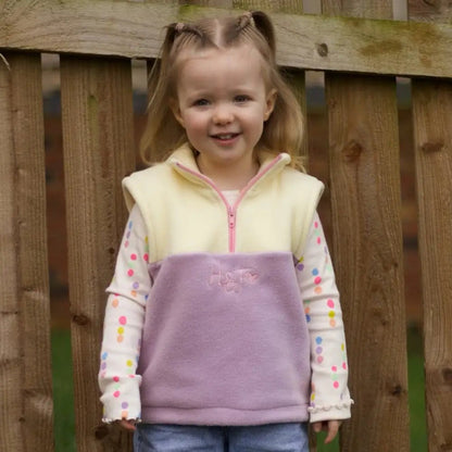 Mini Fleece Hooman 1/4 Zip Body Warmers - Hugo and Ted
