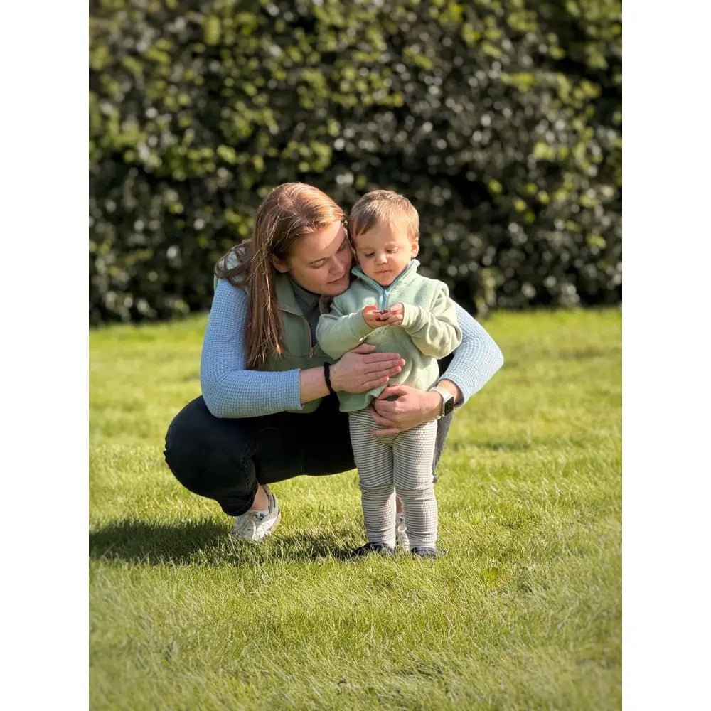 Mini Fleece Hooman 1/4 Zip Body Warmers - Hugo and Ted