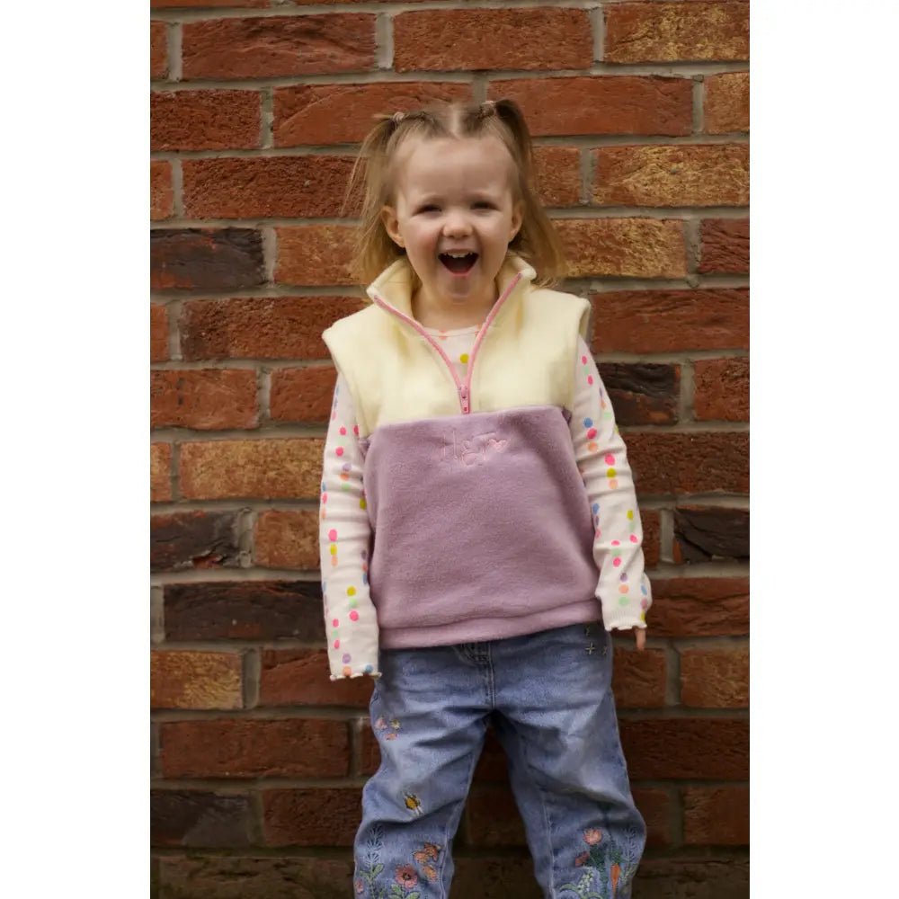 Mini Fleece Hooman 1/4 Zip Body Warmers - Hugo and Ted