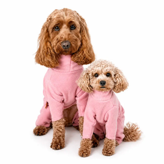 Pastel Collection Fleece Dog Jumpsuit - Made to Measure