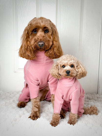 Pastel Collection Fleece Dog Jumpsuit - Made to Measure - Hugo and Ted