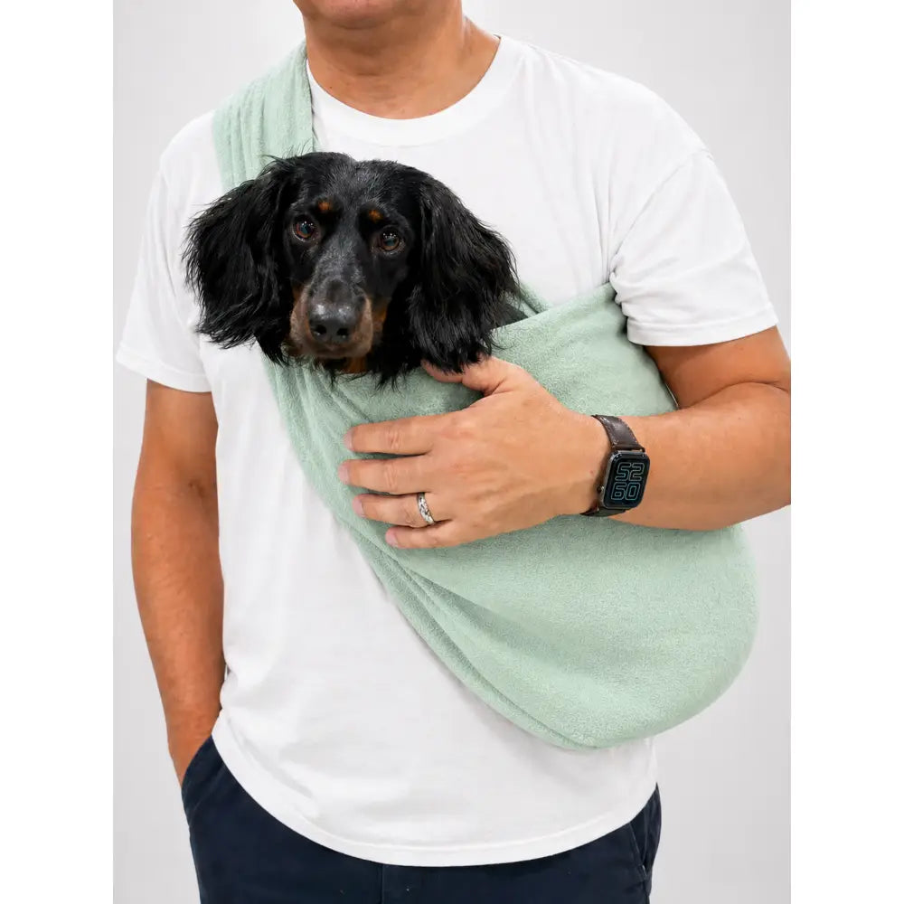 Pastel Collection Fleece Dog Sling Carrier - Multiple Sizes Made to Order