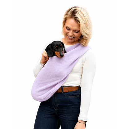 Pastel Collection Fleece Dog Sling Carrier - Multiple Sizes Made to Order
