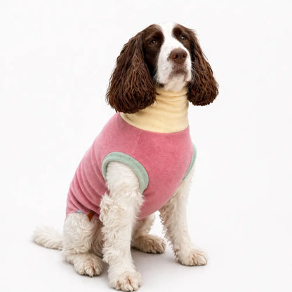 Pastel Collection Harlequin Fleece Dog Snuggle Jumper - Made to Measure