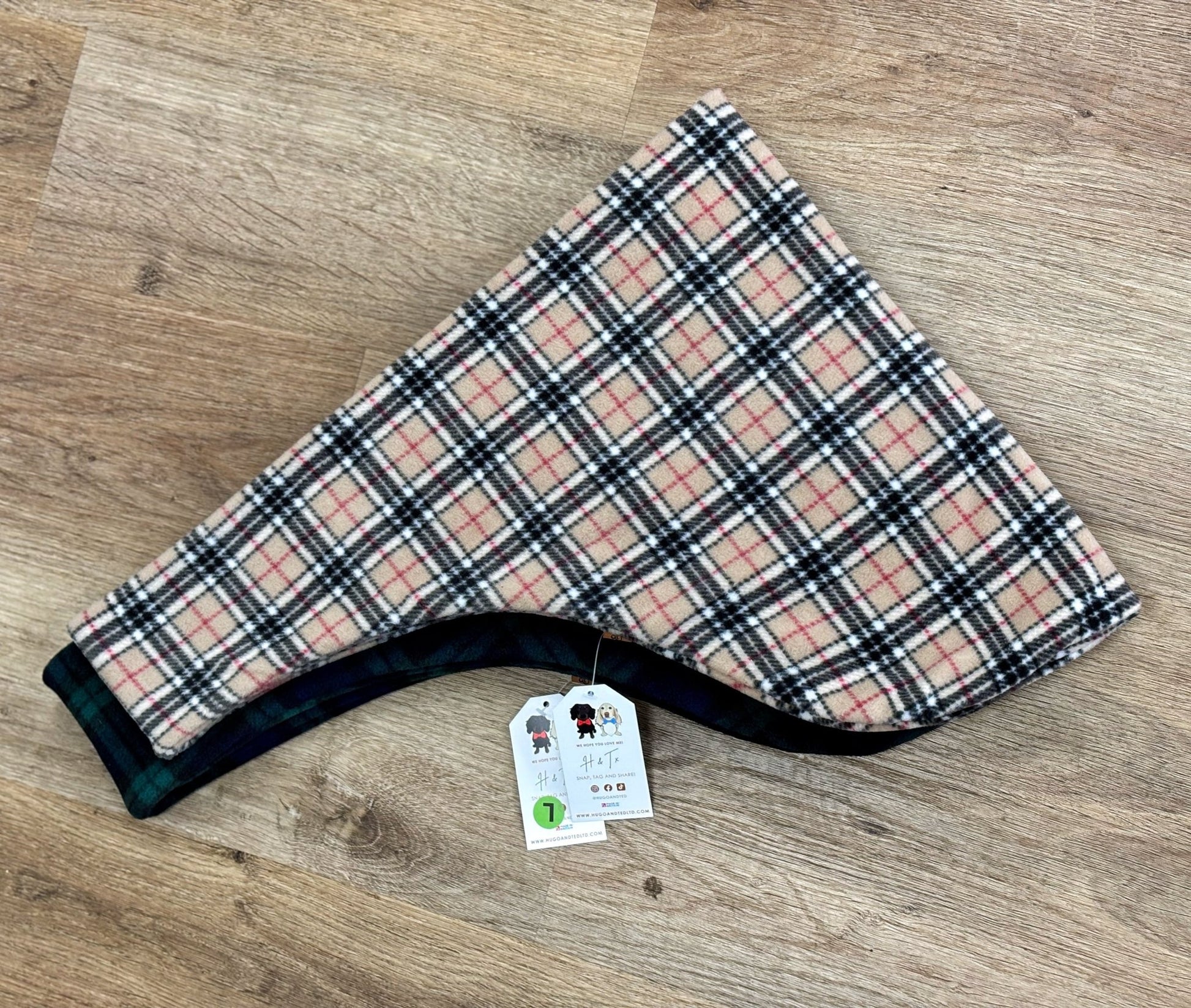 Patterned Fleece Comfortable Dog Sling Carrier – Ideal for Small, Elderly, or Disabled Dogs - Hugo and Ted