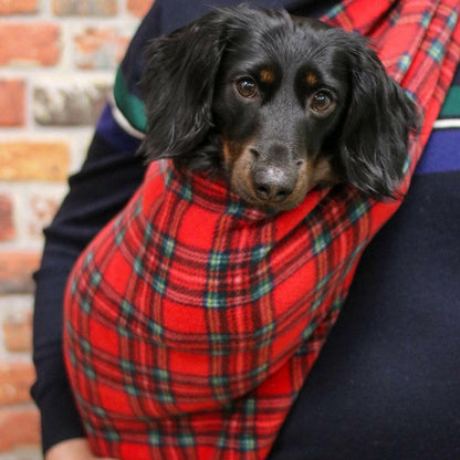 Patterned Fleece Dog Slings - Hugo and Ted