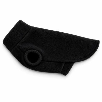 Pawblicity Jumpers | Standard Sized Fleece Snuggle Jumper | Hugo and Ted - Black / Standard XXS