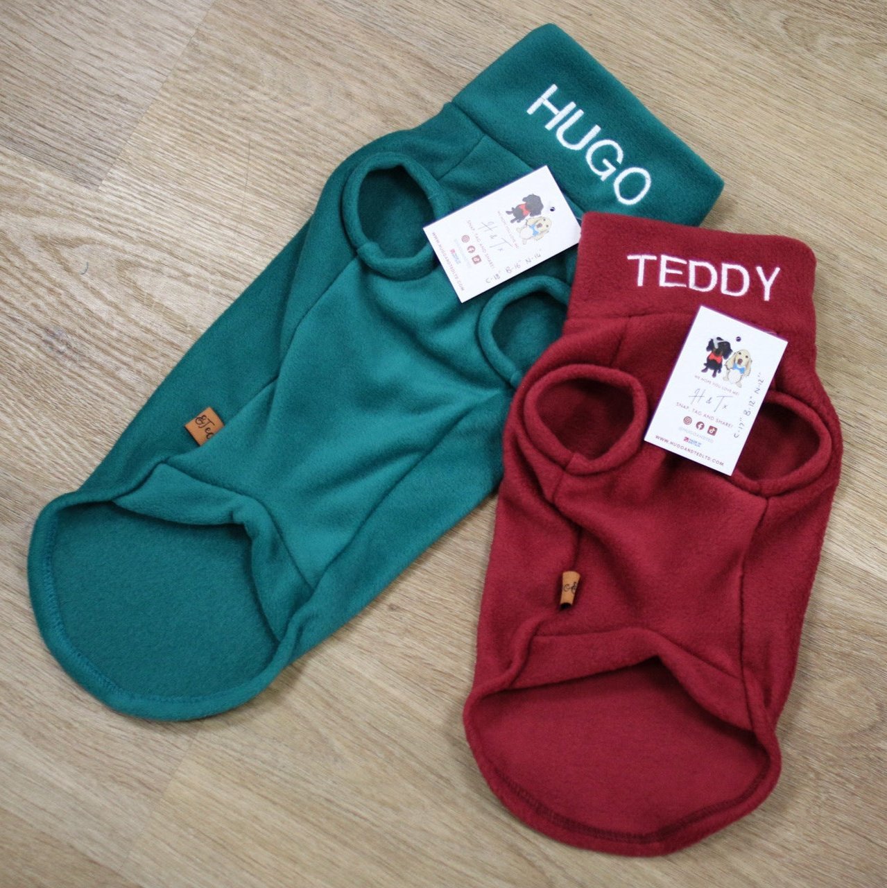 Personalised Fleece Snuggle Jumpers - Hugo and Ted