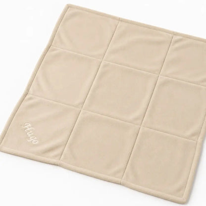 Personalised Puppy Blanket - Soft Fleece Dog Blanket - Hugo and Ted