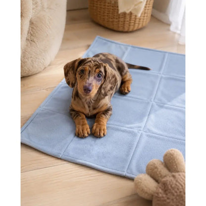 Personalised Puppy Blanket - Soft Fleece Dog Blanket - Hugo and Ted