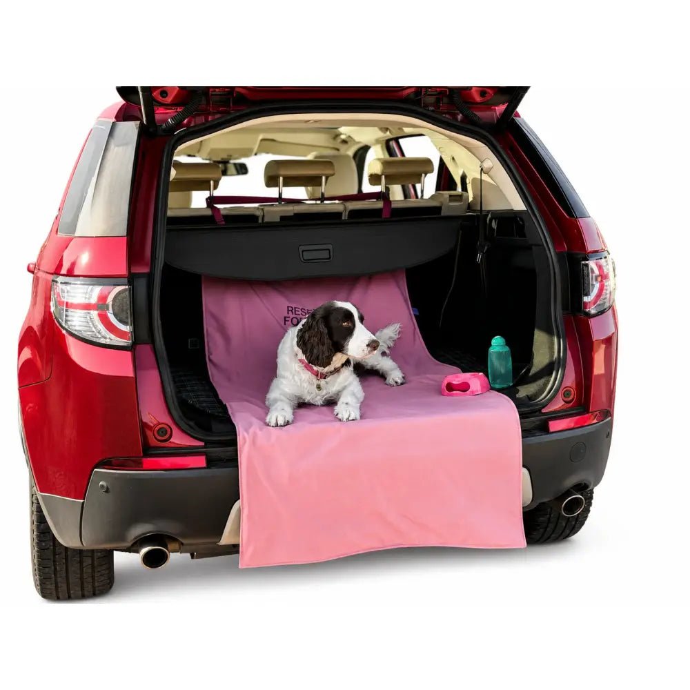 Personalised Waterproof Dog Car Boot Liner - Rainfleece, Wipe Clean - Hugo and Ted