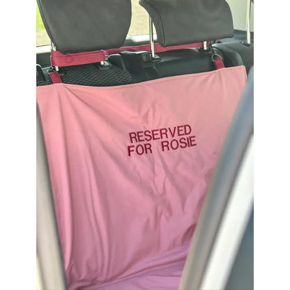 Personalised Waterproof Dog Car Boot Liner - Rainfleece, Wipe Clean - Hugo and Ted