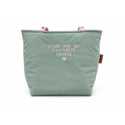 Personalised Waterproof Dog Walking Tote Bag - No Zip - Hugo and Ted